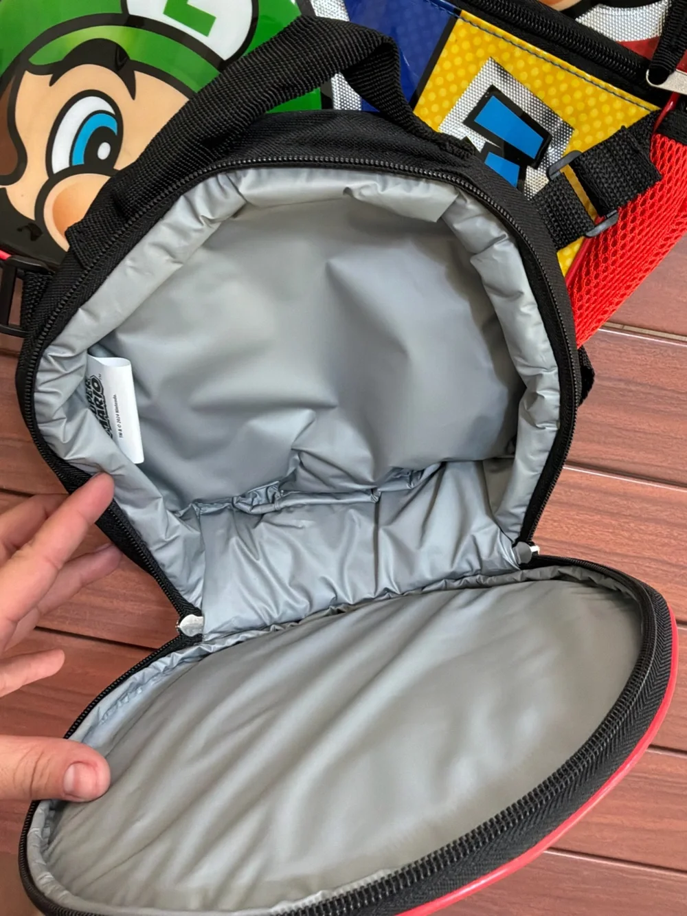 NWT Super Mario Bros. 5-Piece School Backpack Set - 16